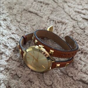 Michael Kors Gold and Brown Women's bracelet Watch